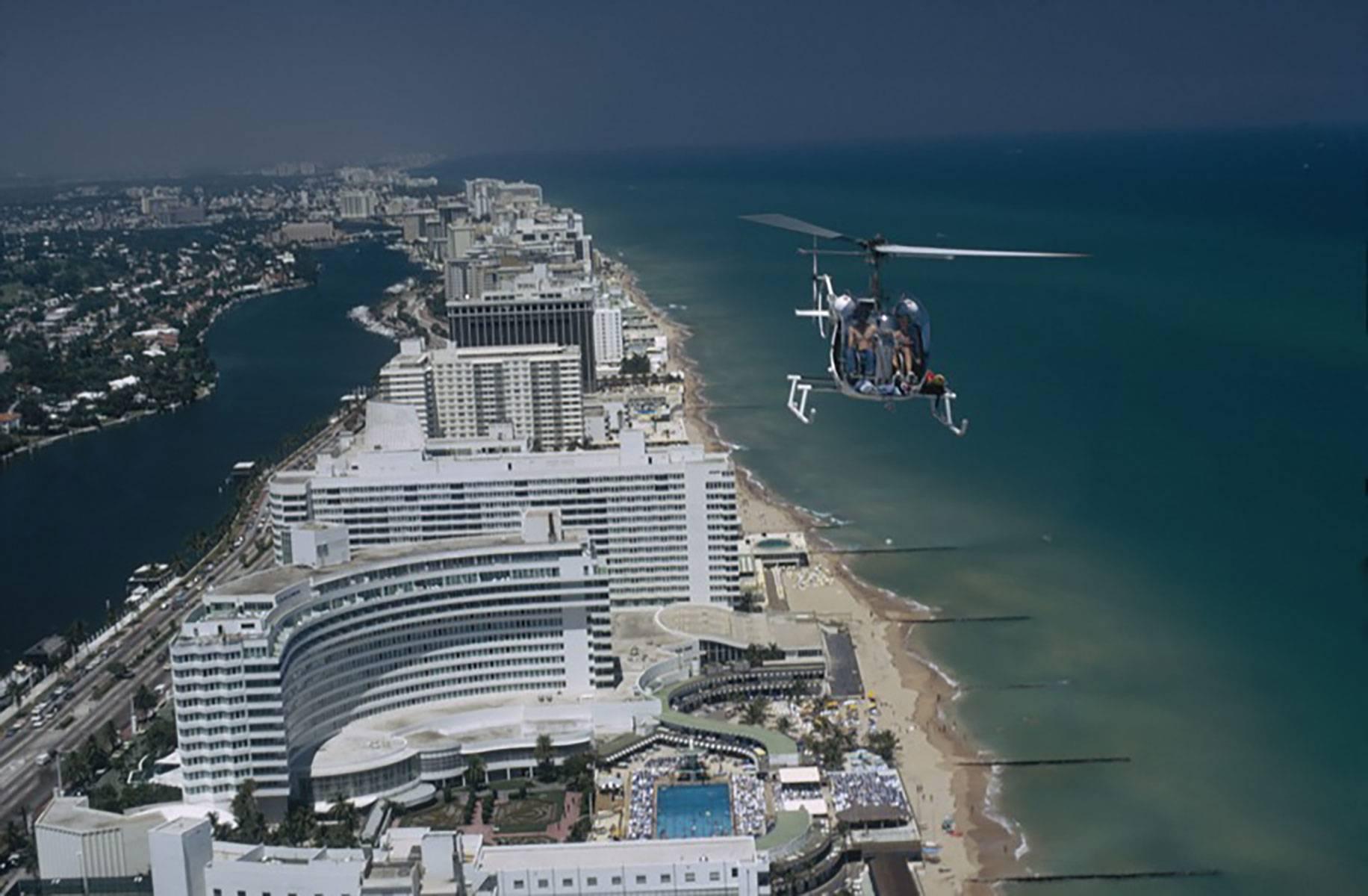 Slim Aarons Landscape Photograph - Miami Beach Aerial
