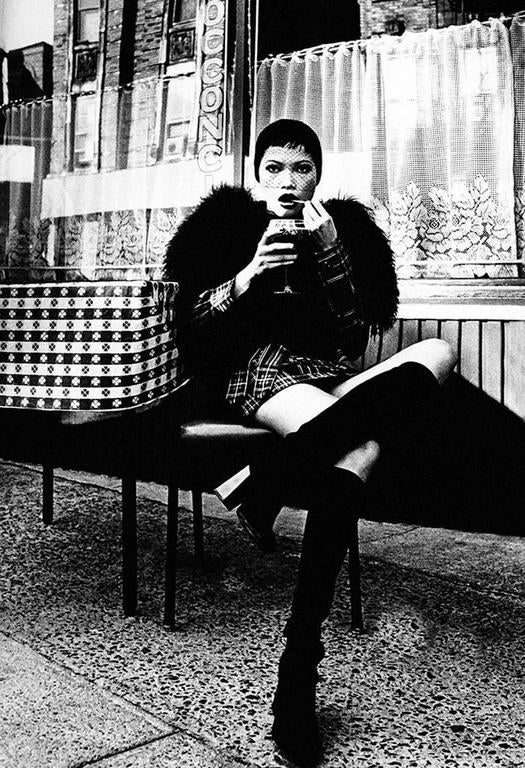 Stephanie Pfriender Stylander Black and White Photograph - Miss Eva