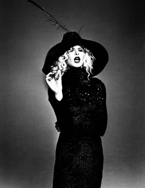 Stephanie Pfriender Stylander Black and White Photograph - Dripping In Velvet
