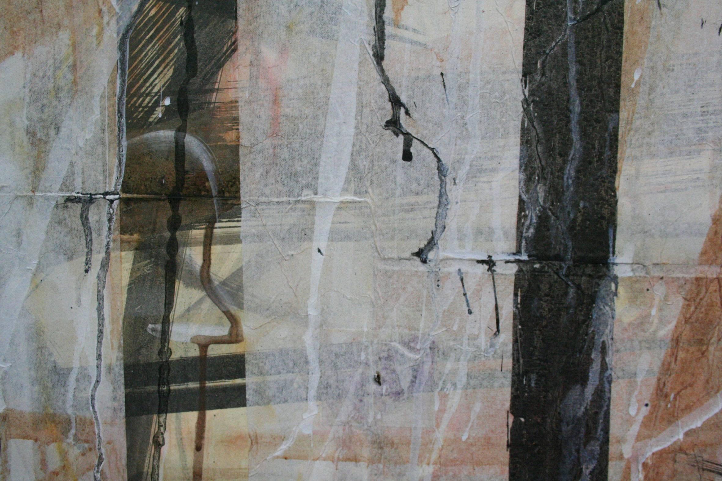 Eyewitness 1 - Abstrait Painting par Eleanna Martinou