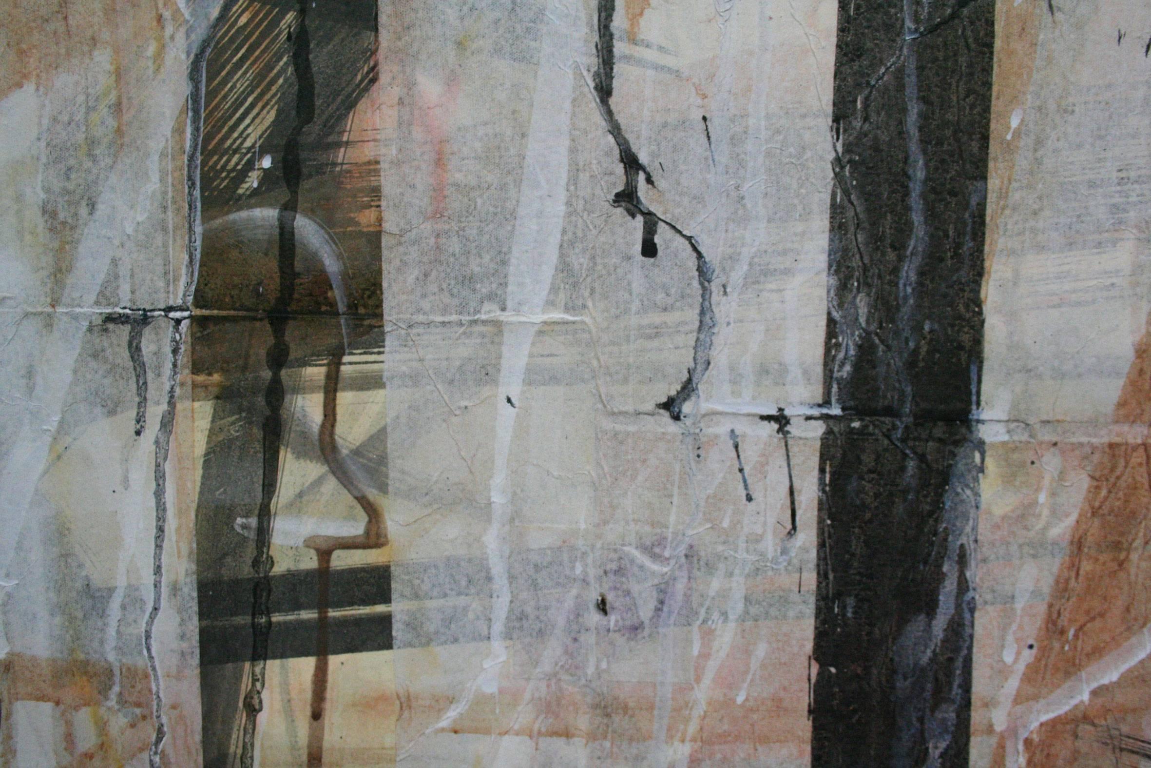 Eyewitness 1 (Abstrakt), Painting, von Eleanna Martinou