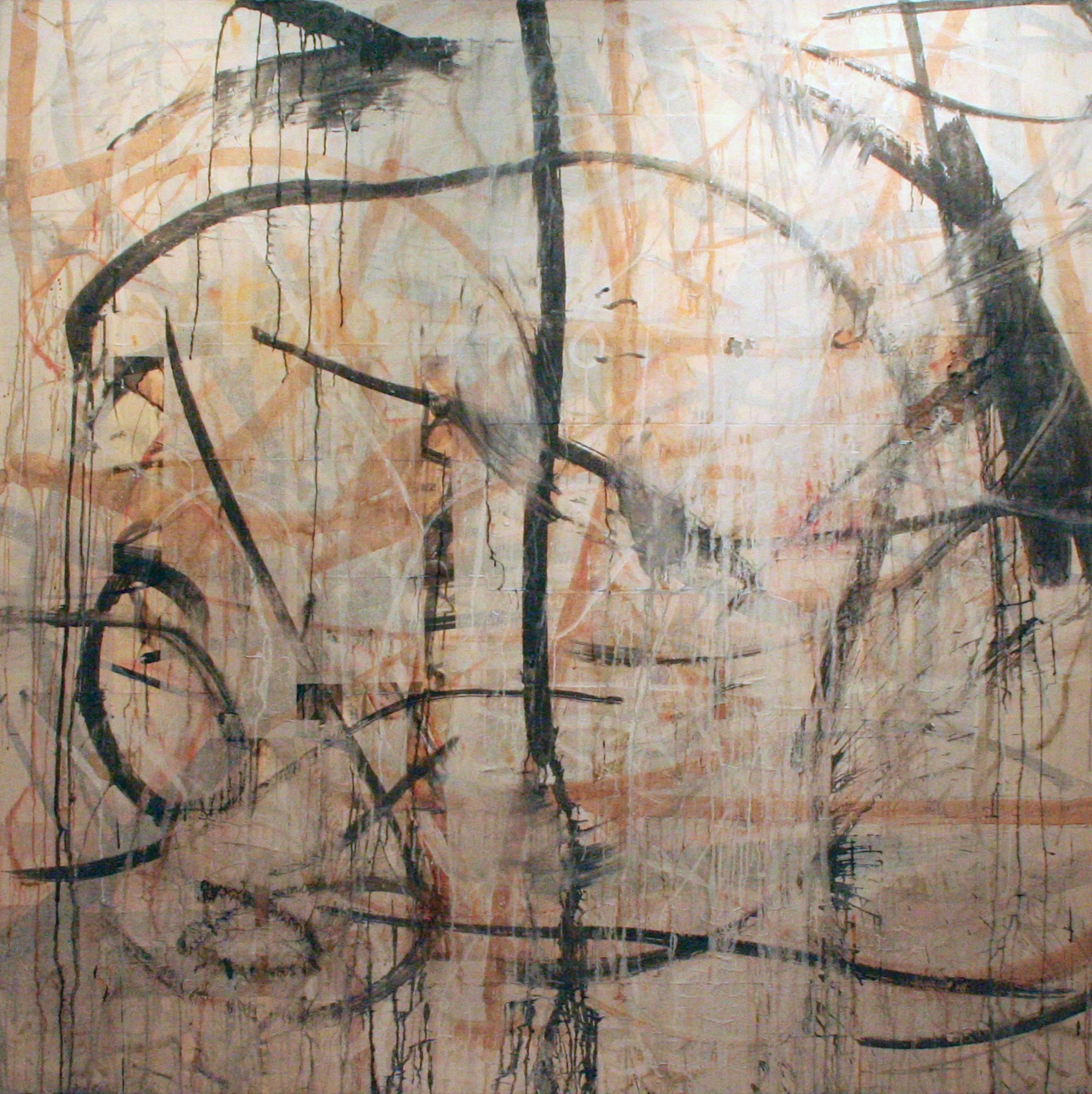 Eleanna Martinou Abstract Painting – Eyewitness 1