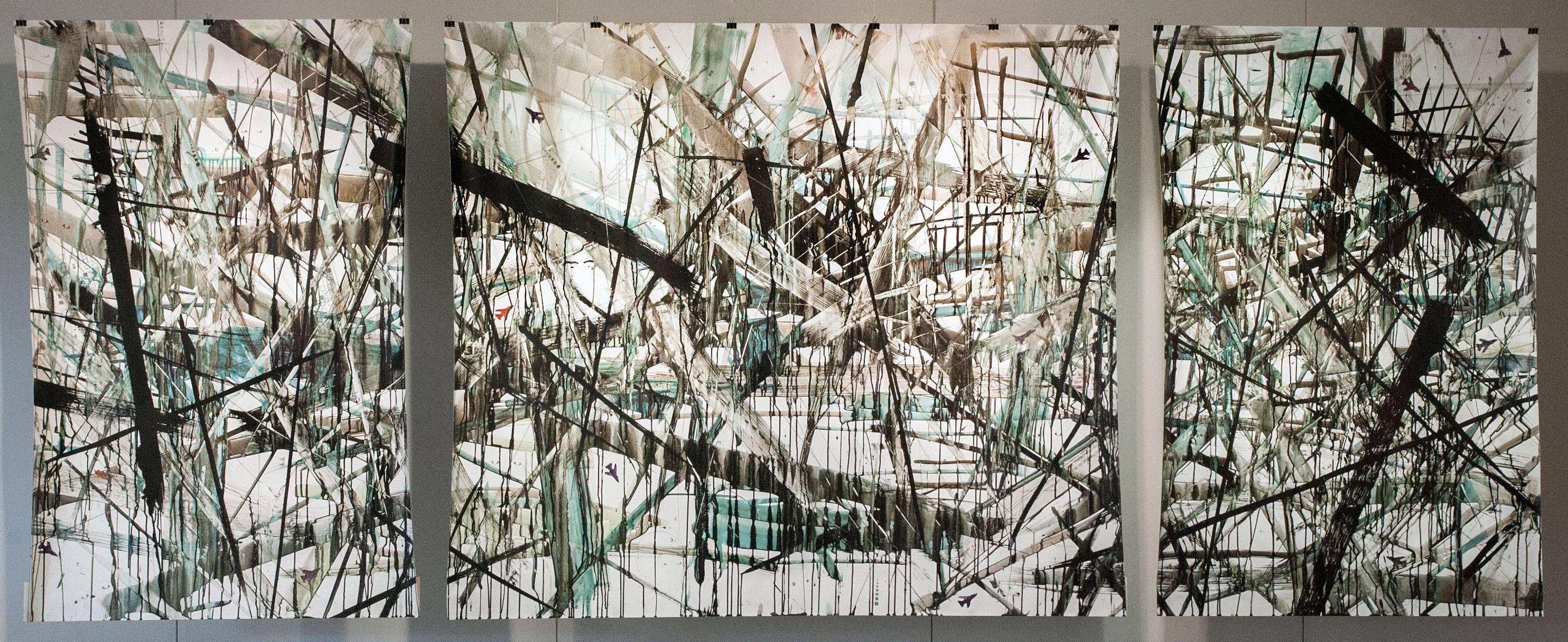 Abstract Drawing di Eleanna Martinou - Disgiunzione IV
