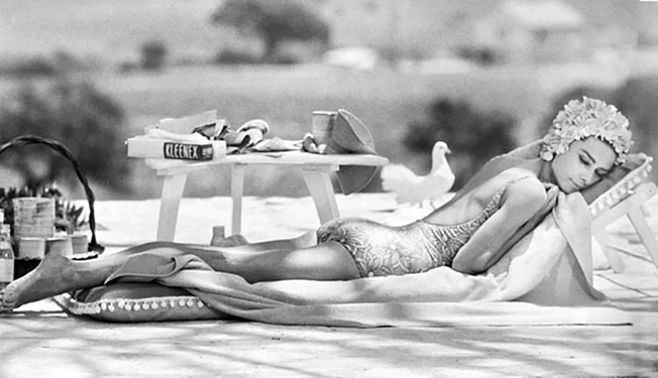 Terry O'Neill Figurative Photograph - Audrey Hepburn, St. Tropez