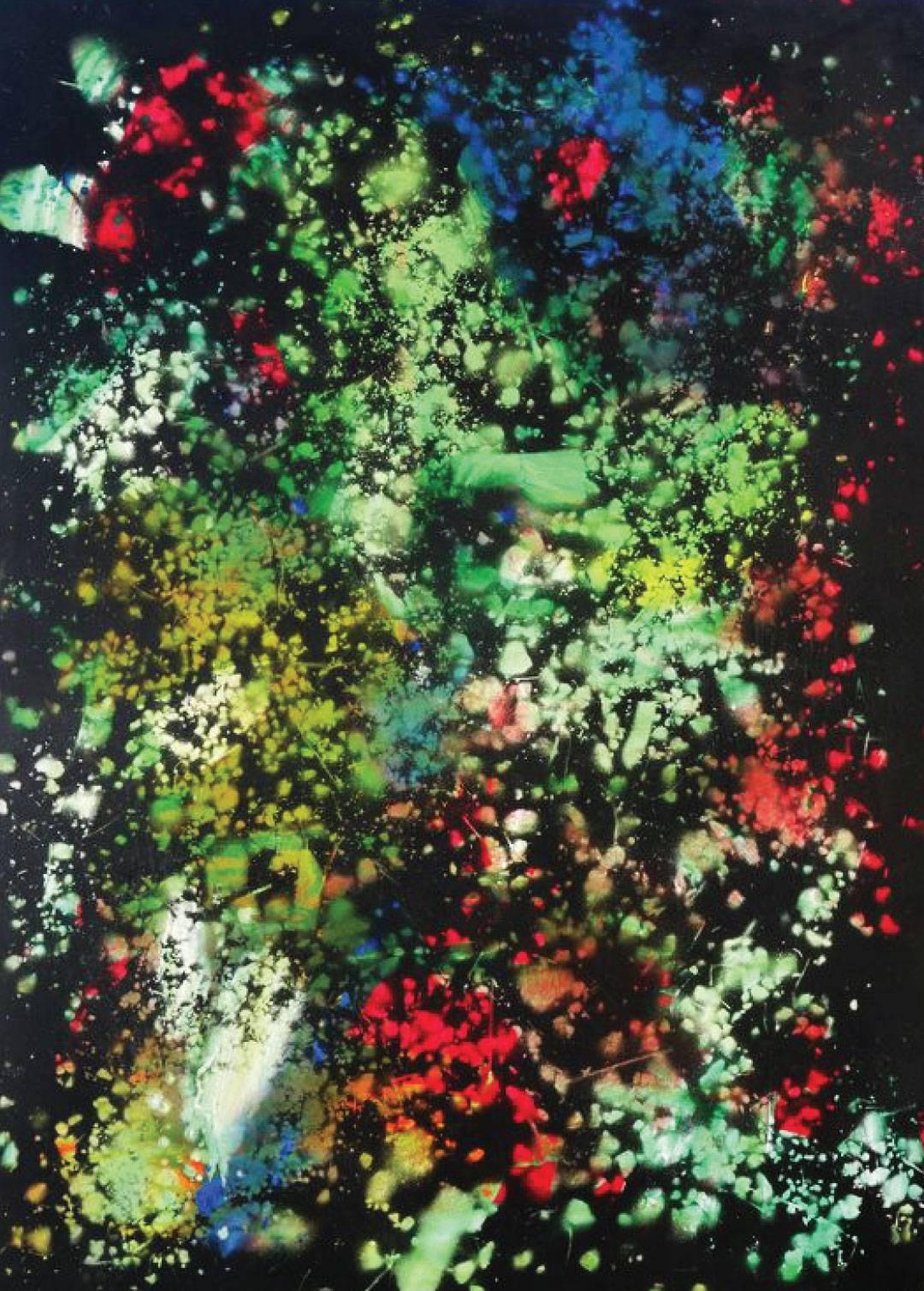 Vaggelis Choursoglou Abstract Painting - Nebula 2