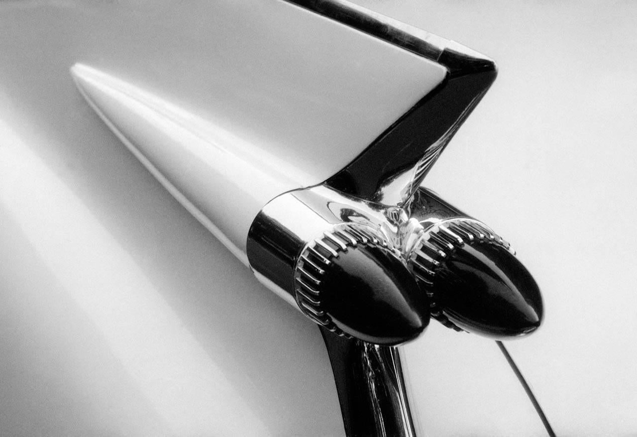 Robert Farber Black and White Photograph – Caddy Tailfin