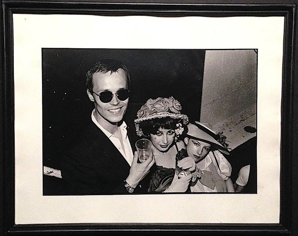 Paul Garrin Figurative Photograph - Colette and Friends, Danceteria New York City