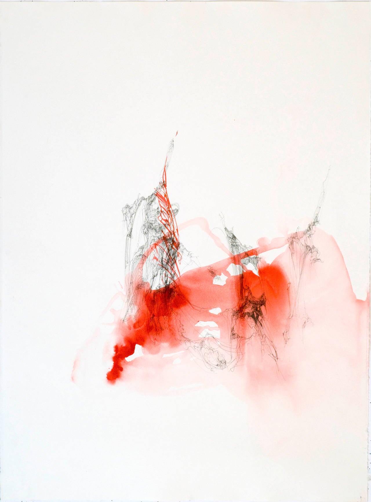Abstract Painting Christina McPhee - Vénus 8 (Lung)