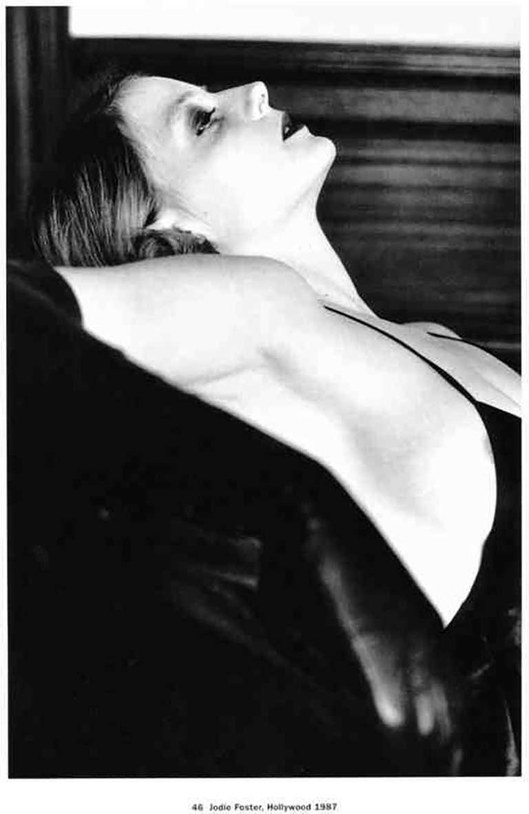 Helmut Newton Black and White Photograph - Jodi Foster, Hollywood