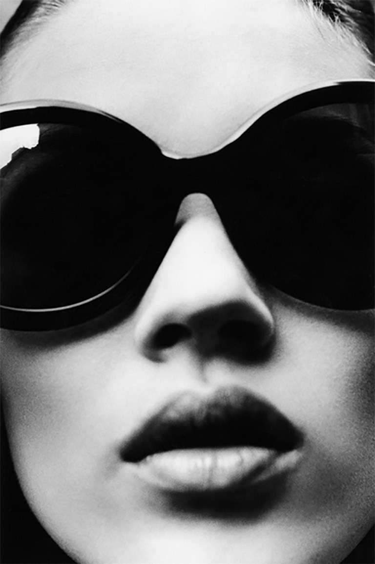 Stephanie Pfriender Stylander Black and White Photograph - Kate Moss, The Face