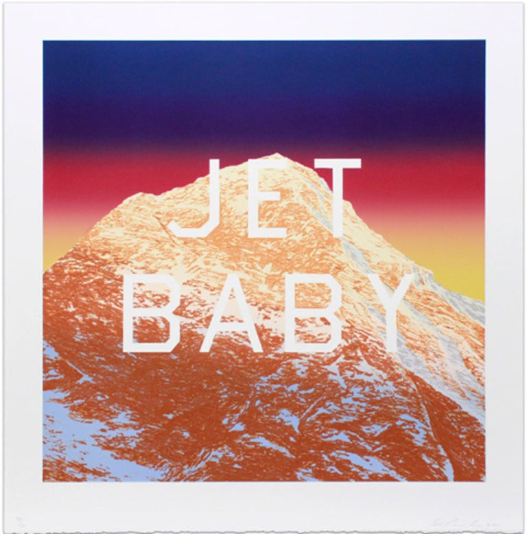 Jet Baby - Print by Ed Ruscha