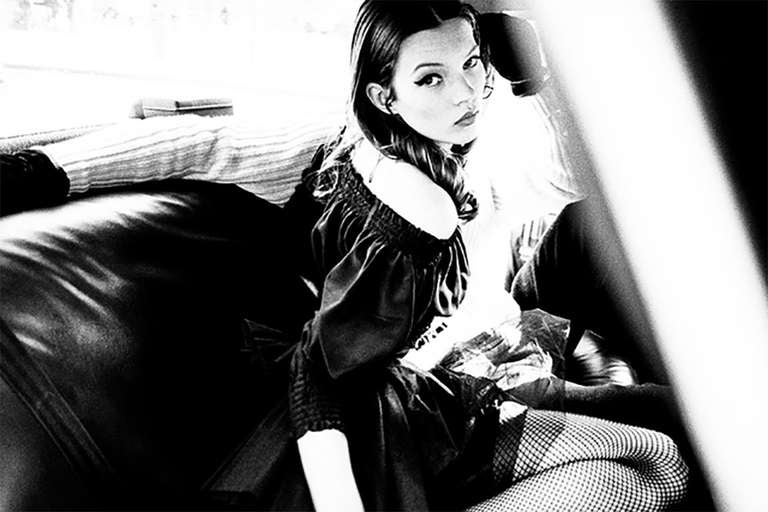 Stephanie Pfriender Stylander Figurative Photograph - Kate Moss, Cruising