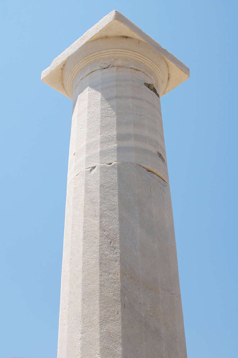 Delos Inscription Column Lee Wells - Delos Column #2 For Sale at 1stDibs