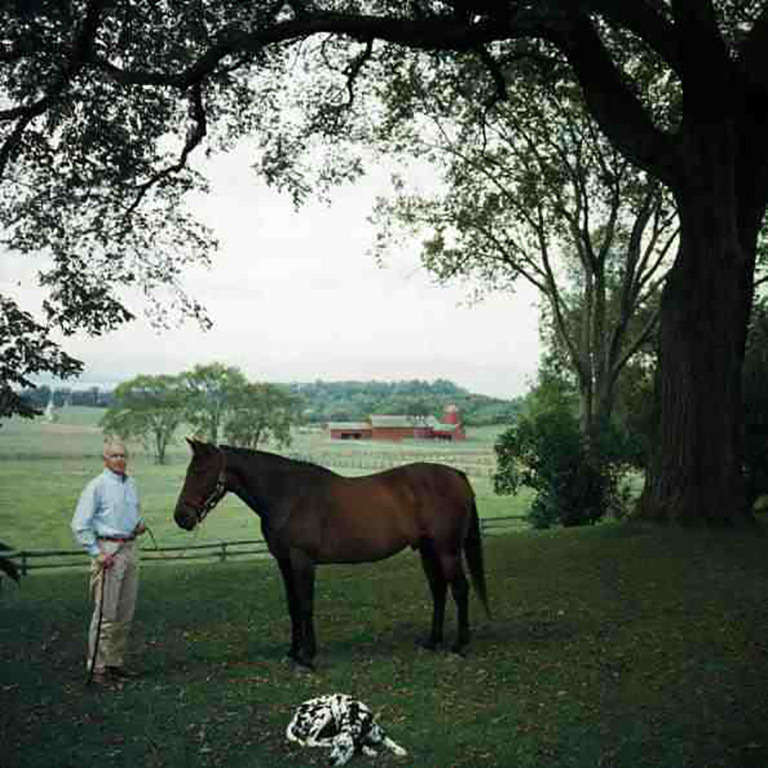 Slim Aarons Landscape Photograph - Prize Trotter