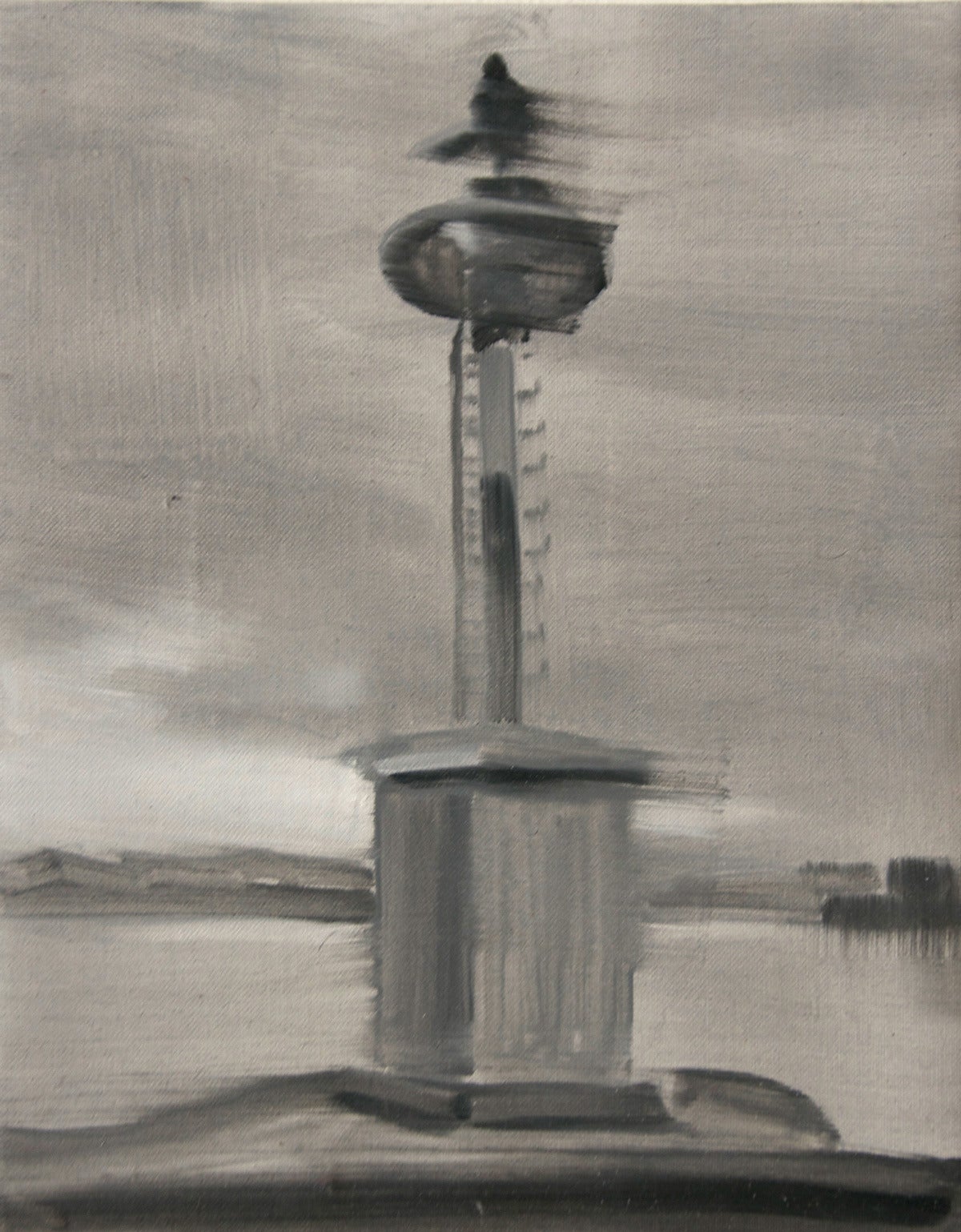 Abstract Painting di Nikos Kanarelis - Il faro di Nauplion
