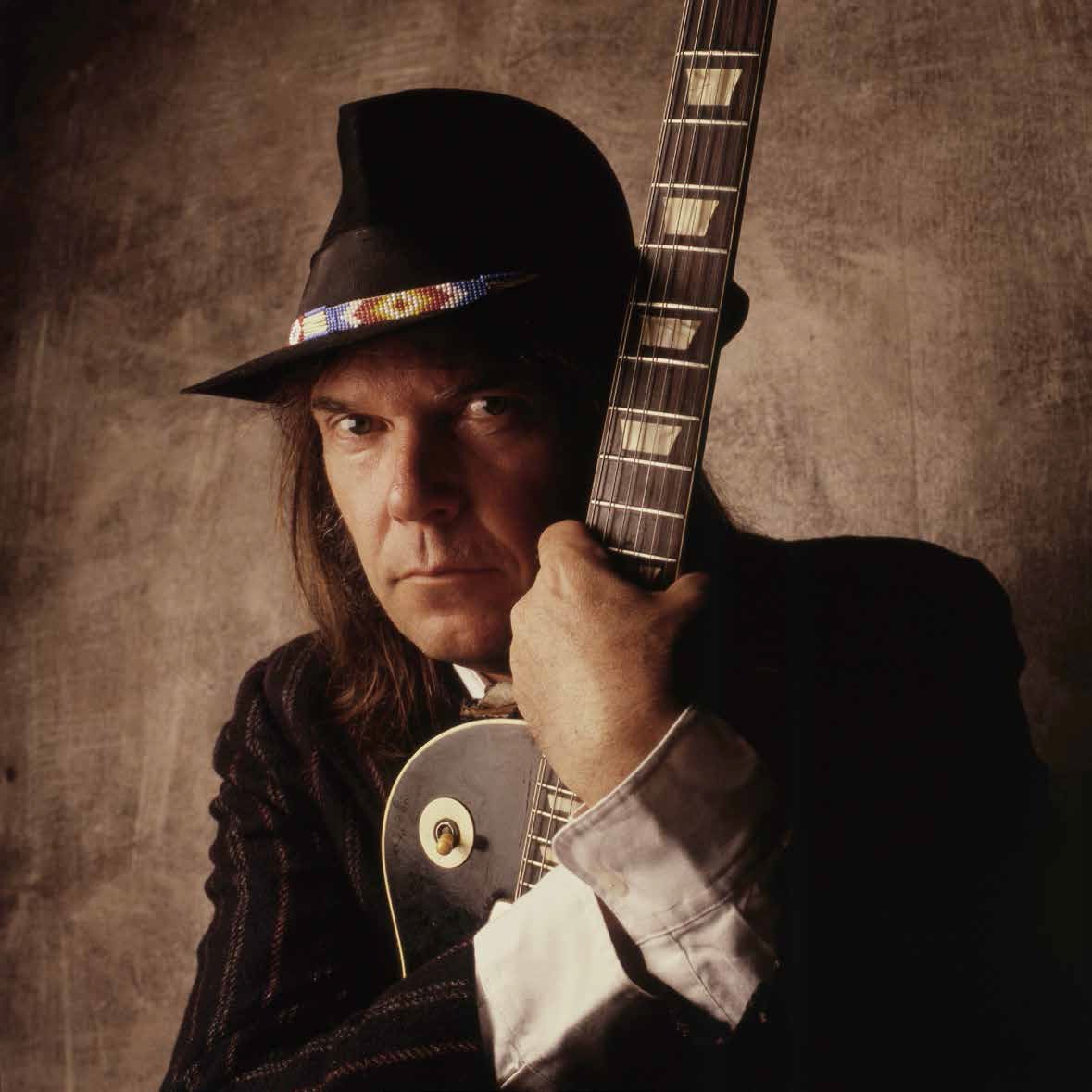 Color Photograph de William Coupon - Neil Young, músico y compositor