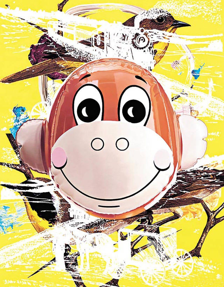 Jeff Koons Abstract Print - Monkey Train (birds)