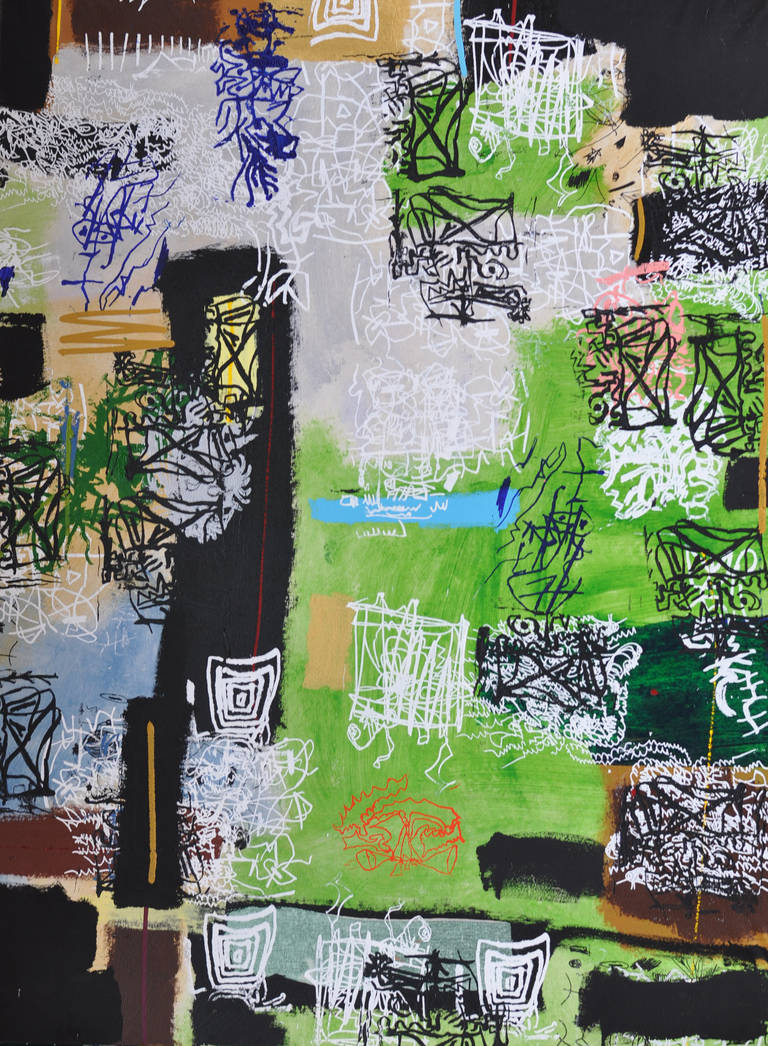 Untitled (abstraction with green)