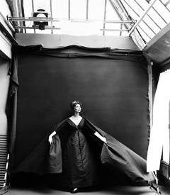 Suzy Parker in my Studio (Evening Dress by Dior)