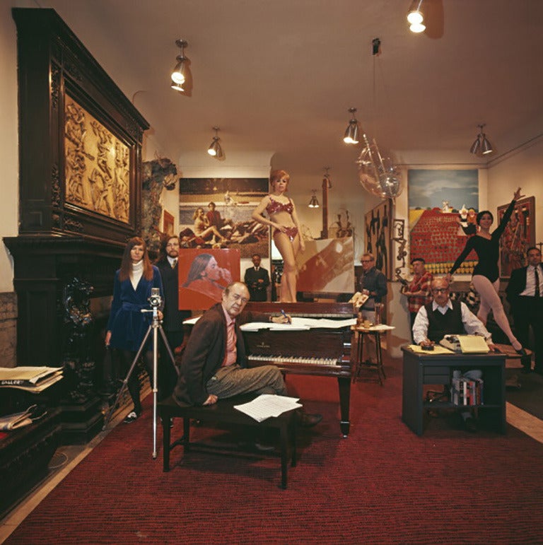 Portrait Photograph de Slim Aarons - Cuarteles de Bohemia (Edición de Aarons Estate)