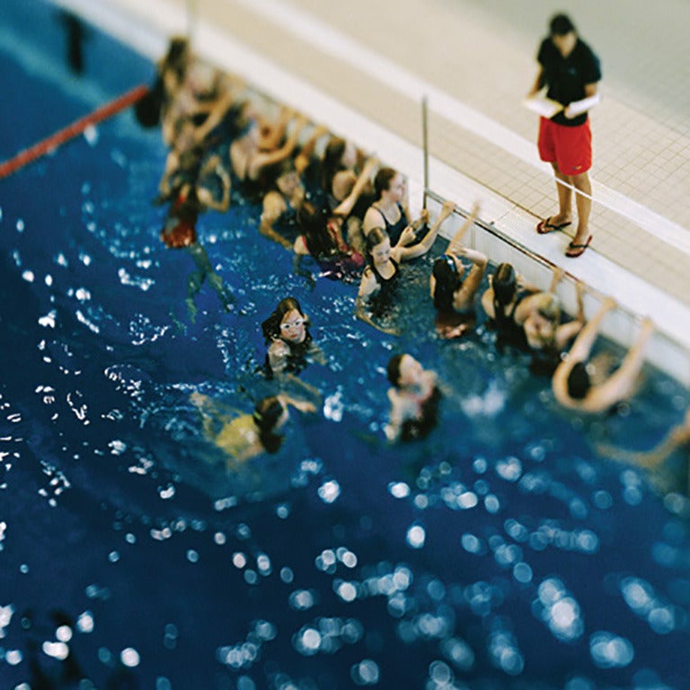 Mikos Gaal Figurative Photograph - Swimming Lesson