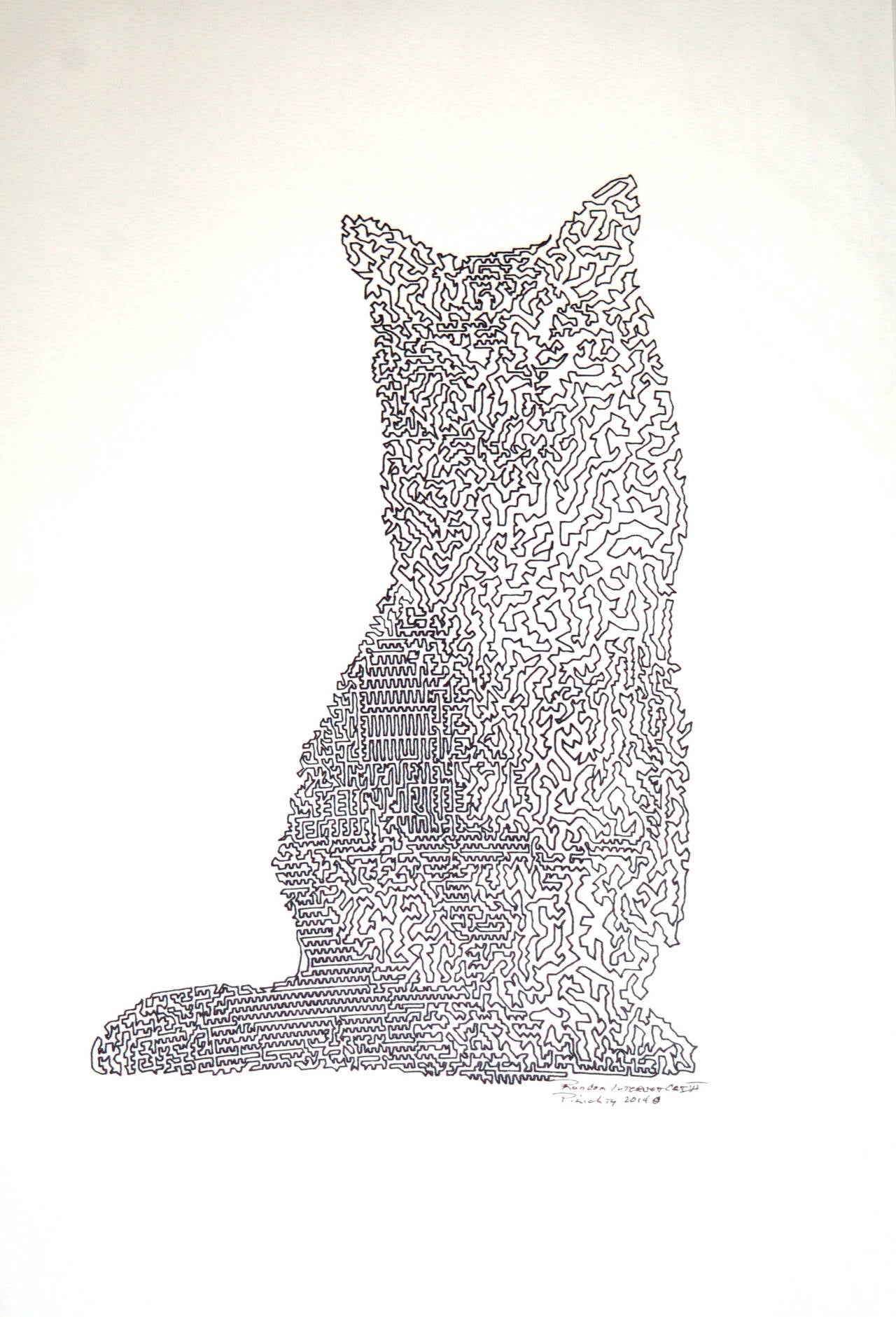 Patrick Lichty Portrait - RIC: Random Internet Cat #6