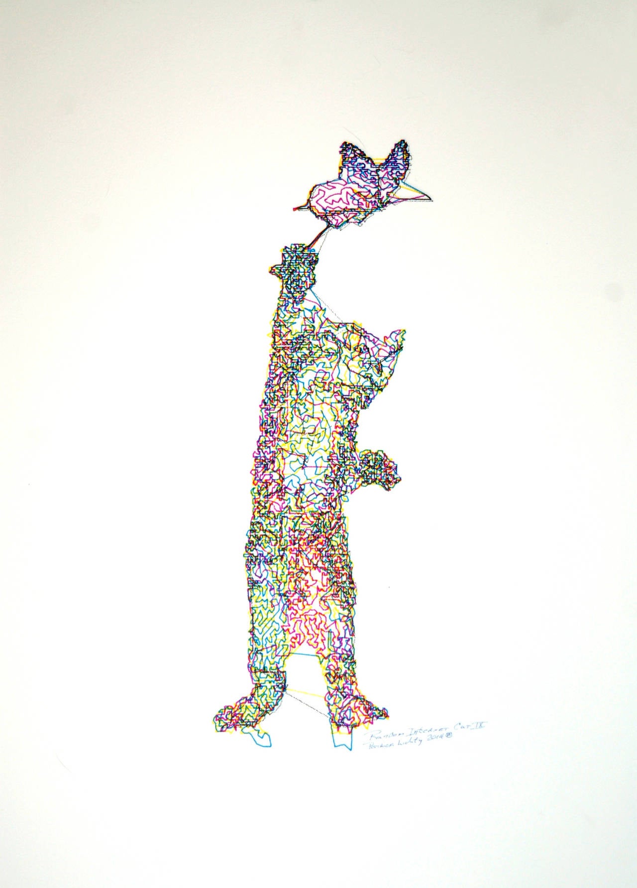 Patrick Lichty Animal Art - RIC: Random Internet Cat #9