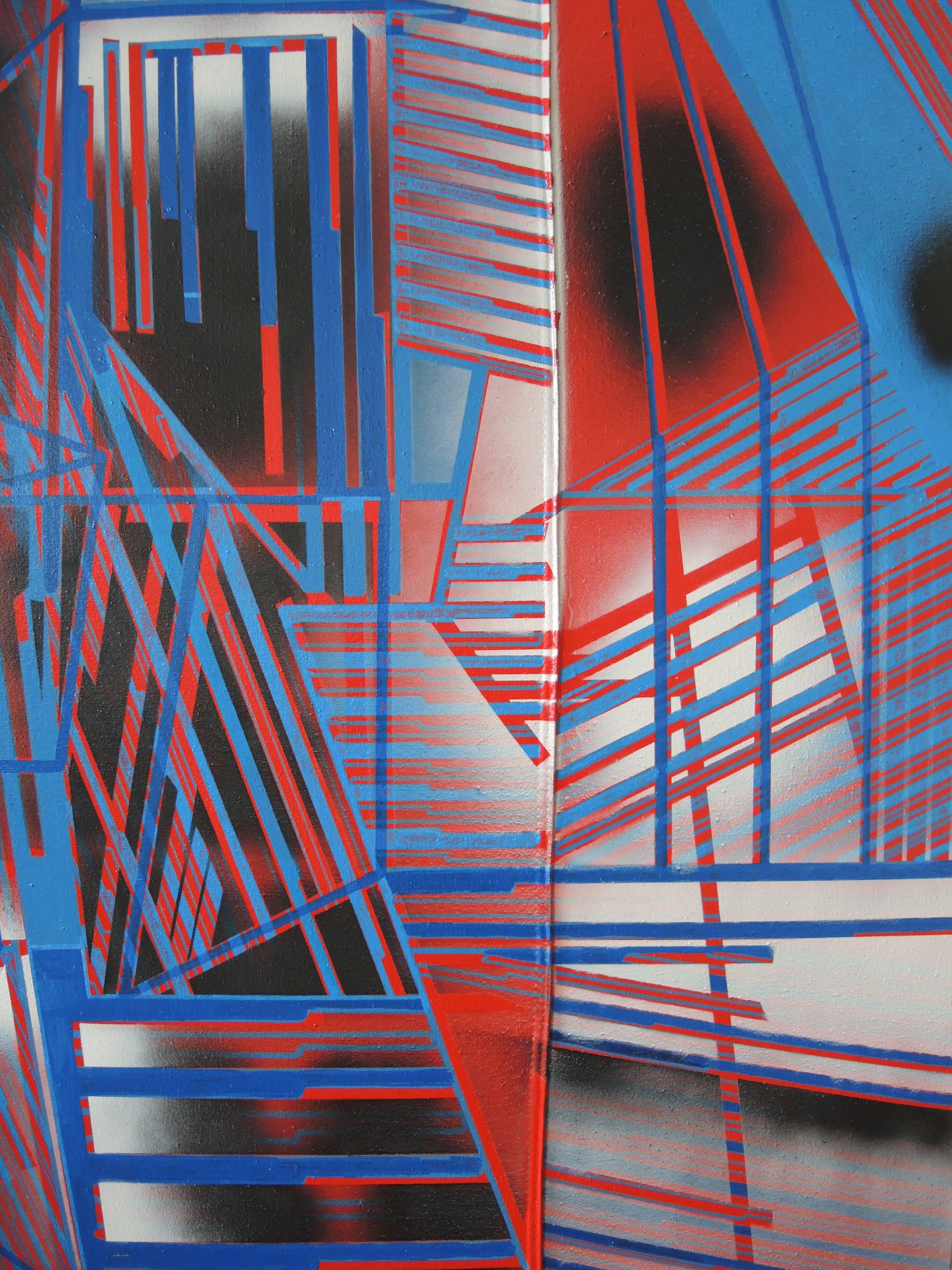 Vector Assembly Sequence II - Painting by Vargas-Suarez Universal