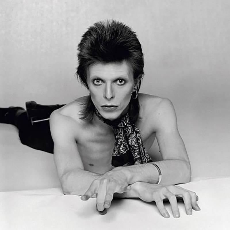 owie von David Bowie  (Diamantenhunde) – Photograph von Terry O'Neill
