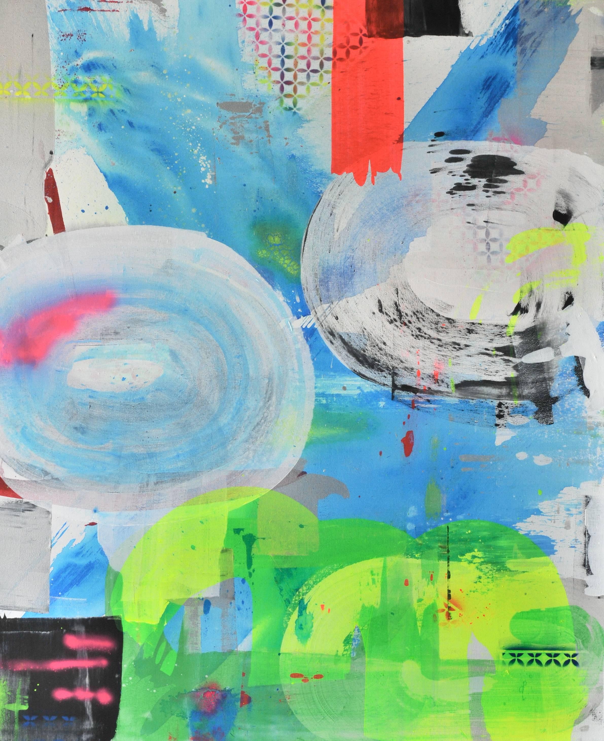 Martin Durazo Abstract Painting - Bouncer (Axioms and Ecstasies series)