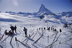 Vintage Zermatt Skiers, Switzerland