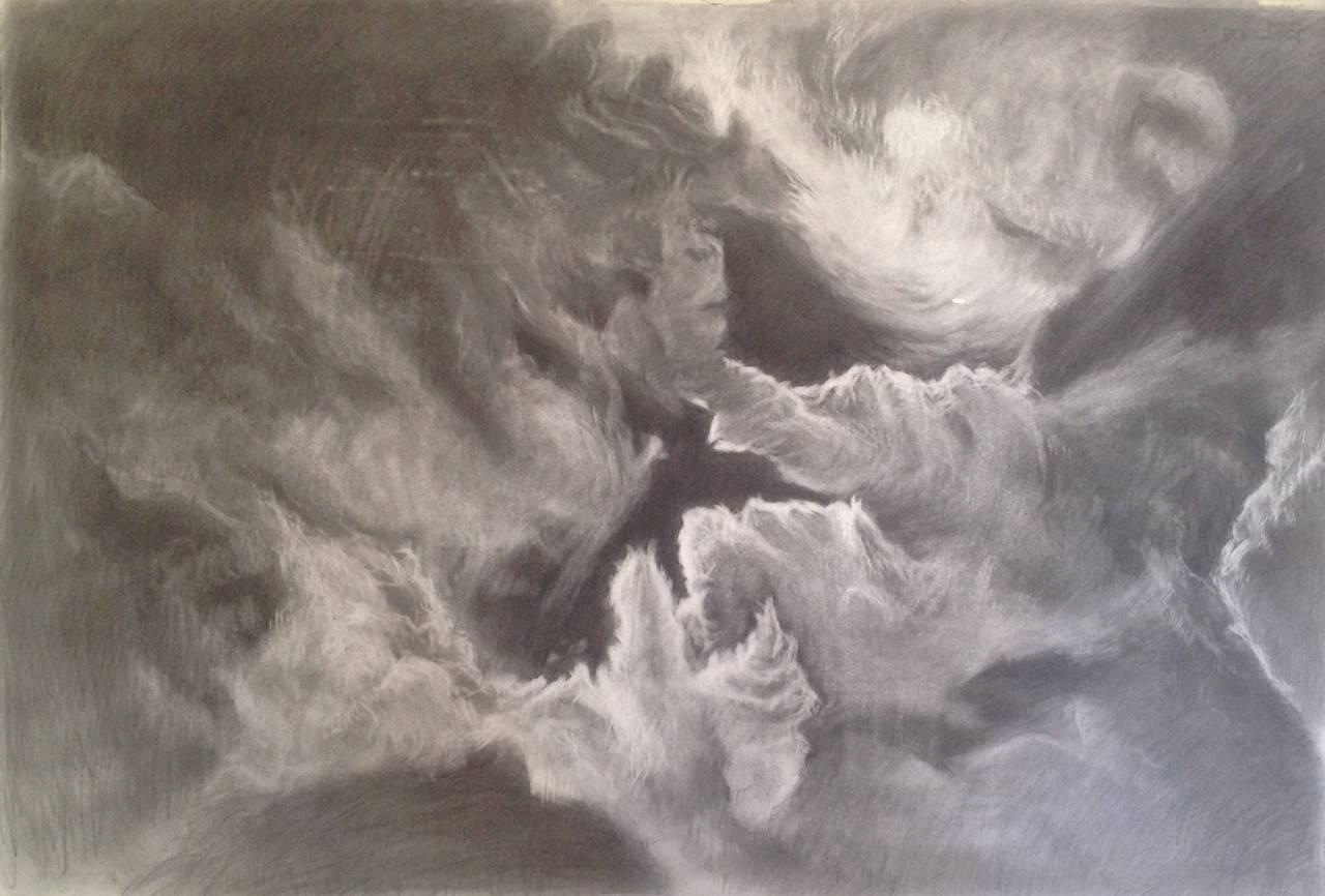 Black Sky (The Cave Series), 2, 2015
graphite on paper
77 x 112 cm