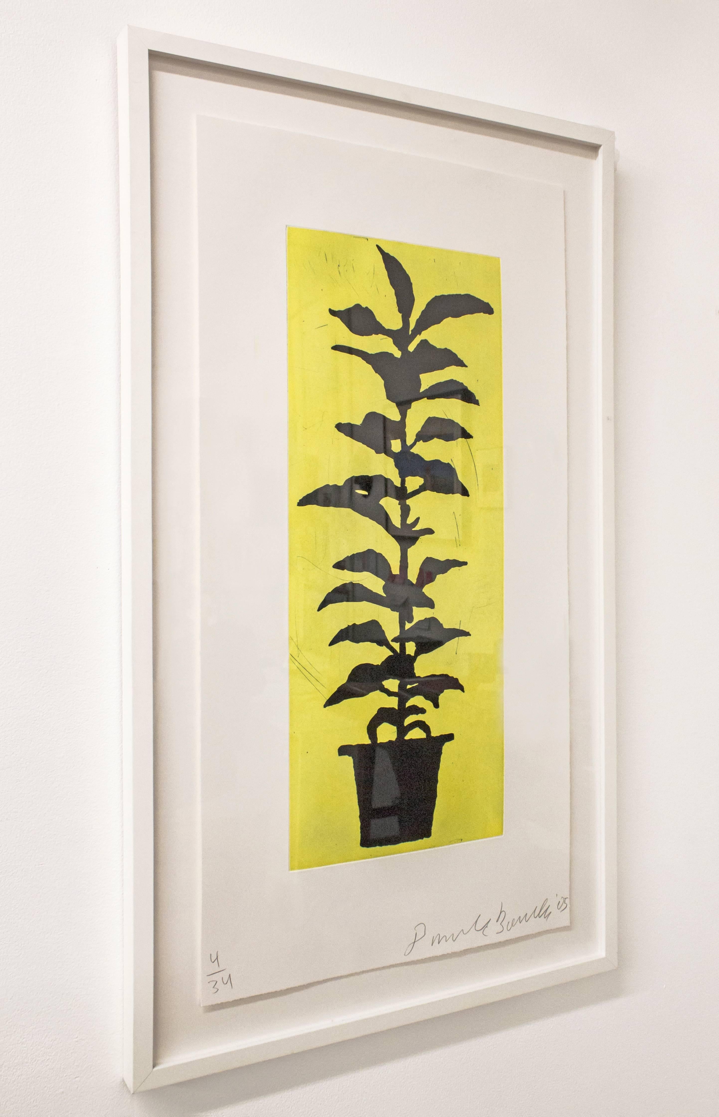 Potted Plant - Print by Donald Baechler