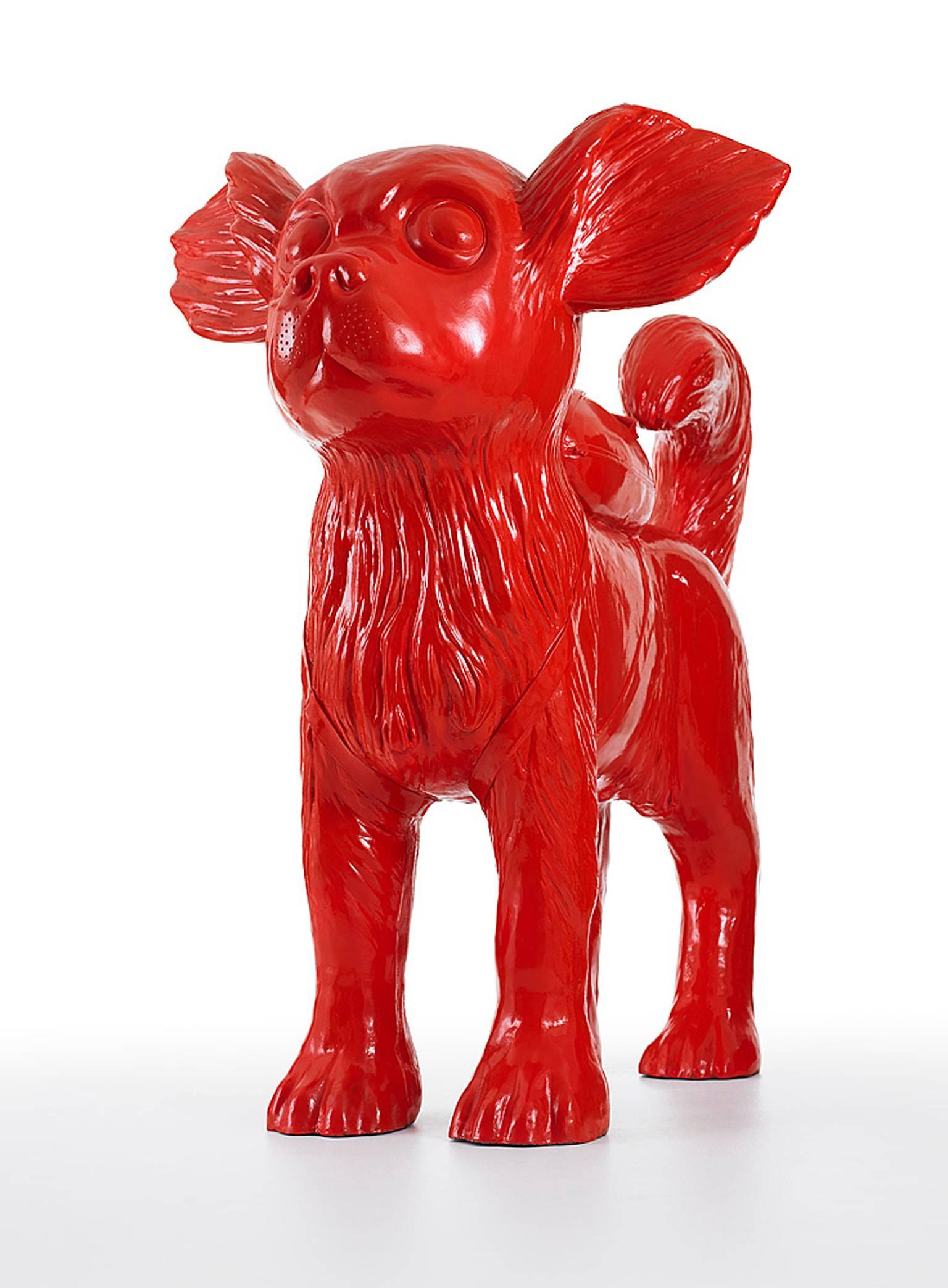 William Sweetlove Figurative Sculpture – Geklonter Chihuahua 
