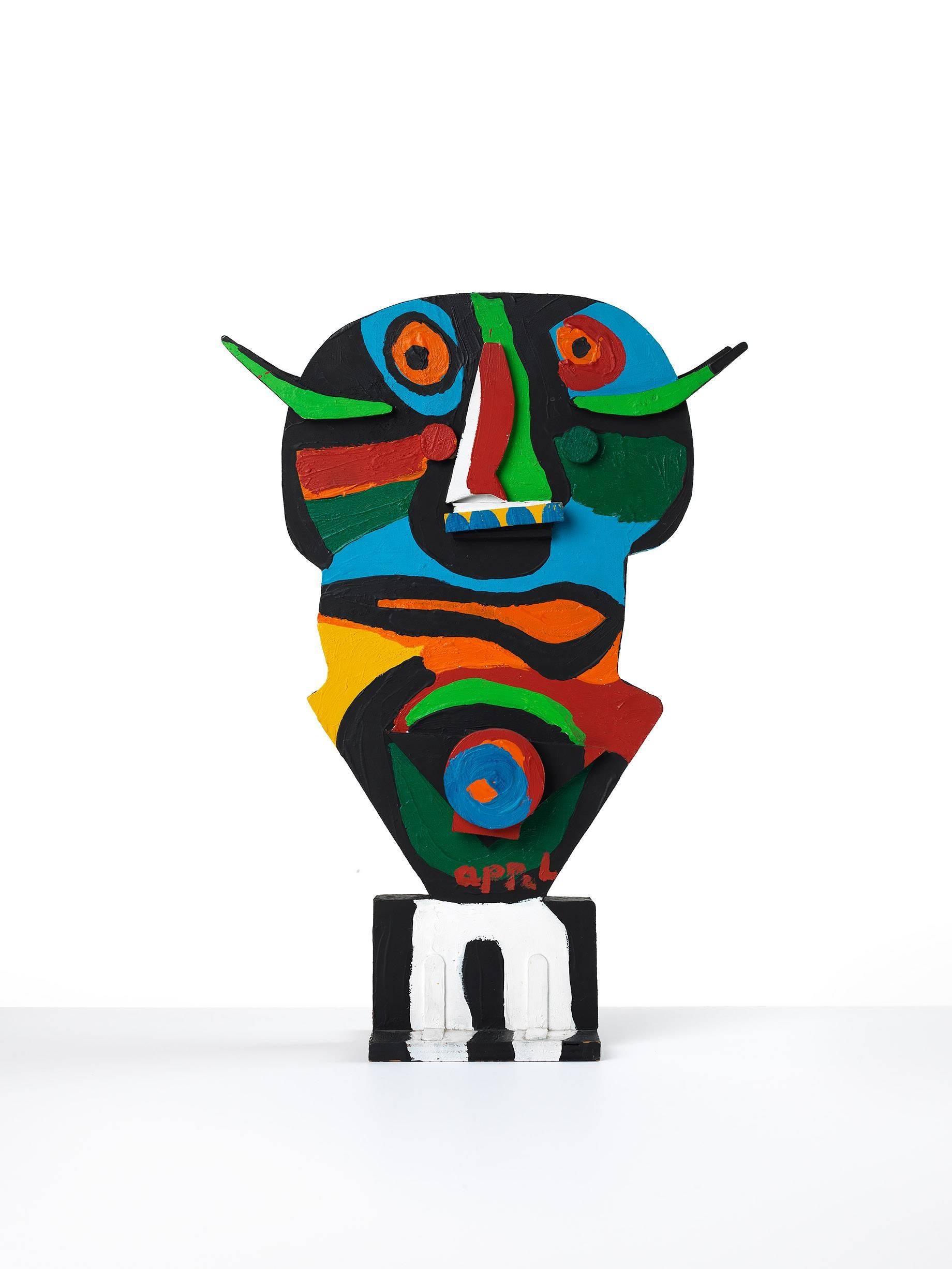 Karel Appel Figurative Sculpture - From the circus serie.