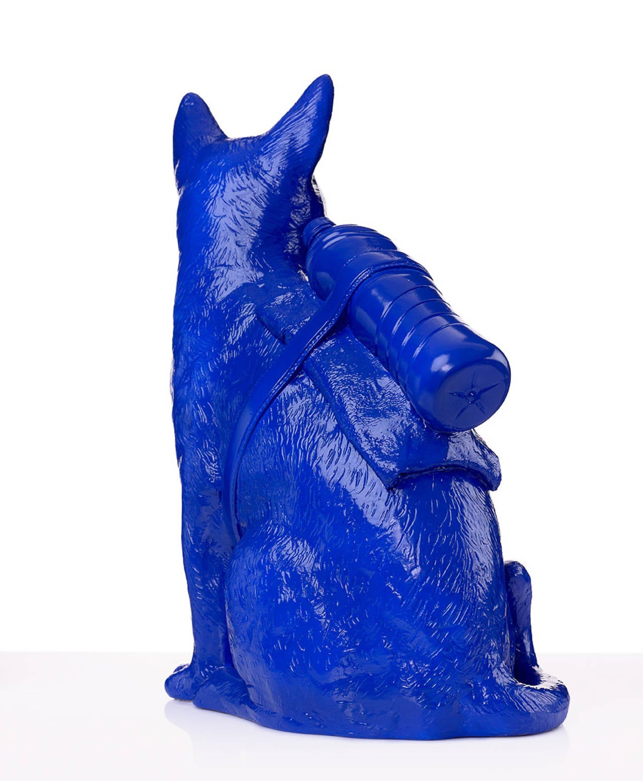 Cloned Cat with pet bottle. - Pop Art Sculpture by William Sweetlove