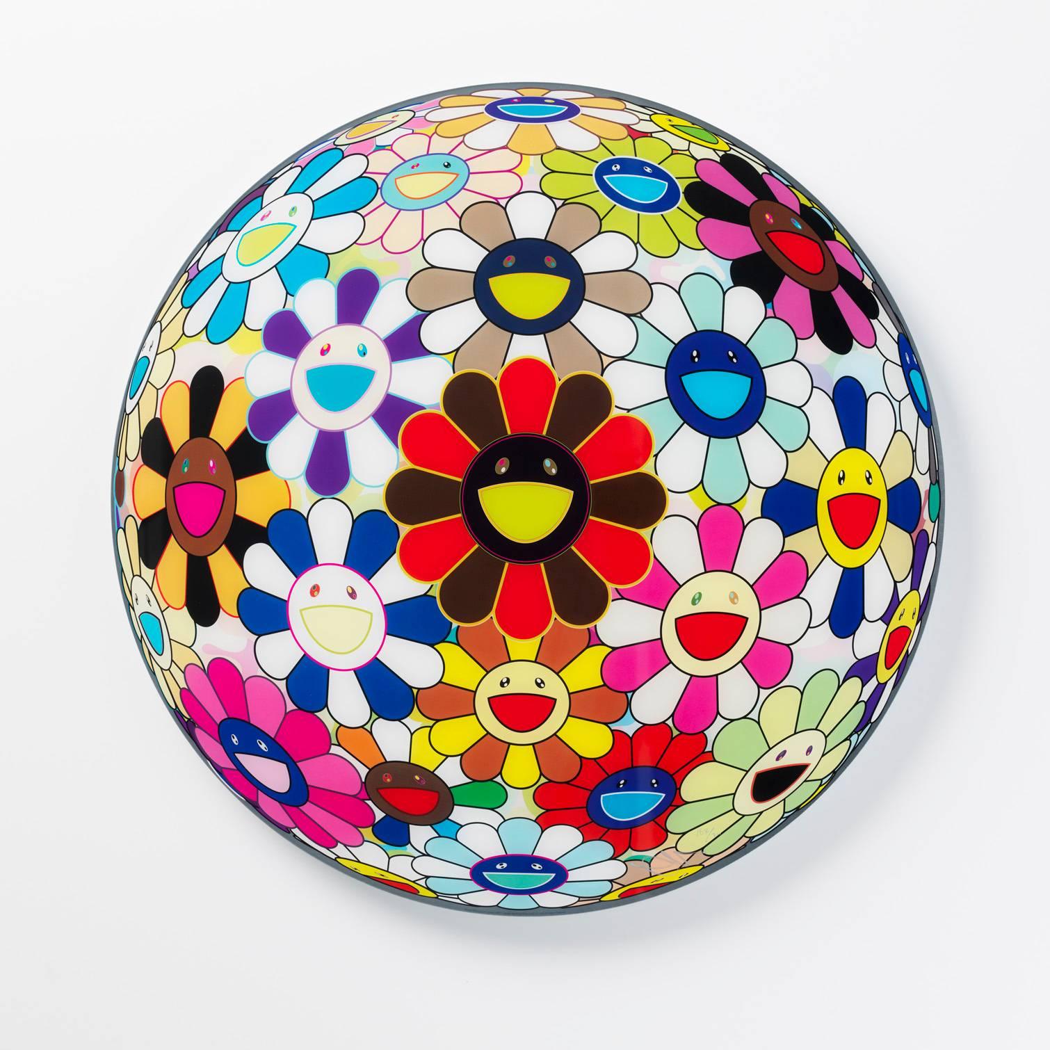 Takashi Murakami Figurative Print - Flower Ball (lots of colors)