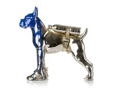 Cloned Bulldog with pet bottle