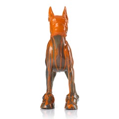 Cloned Bulldog with pet bottle