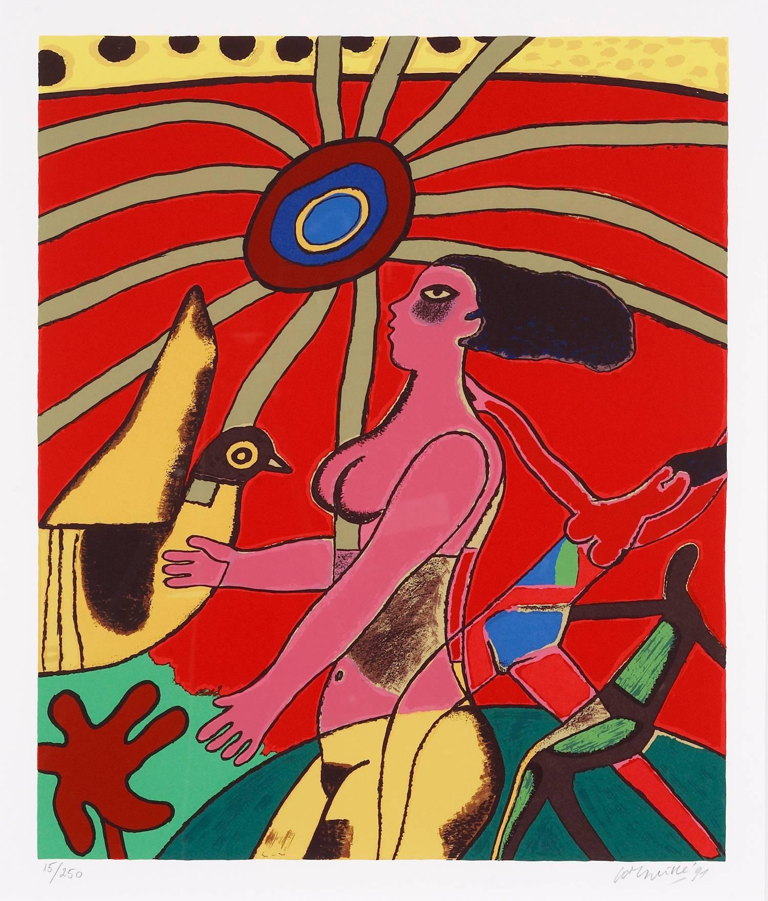 Corneille Figurative Print - Eté ardent