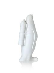 Small cloned Penguin with water bottle.