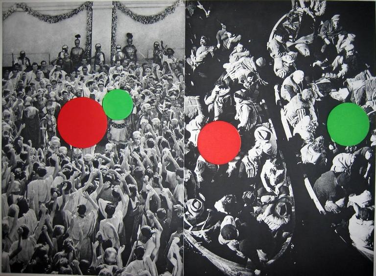 Two Boats (from Hegel's Cellar Portfolio) - Print by John Baldessari