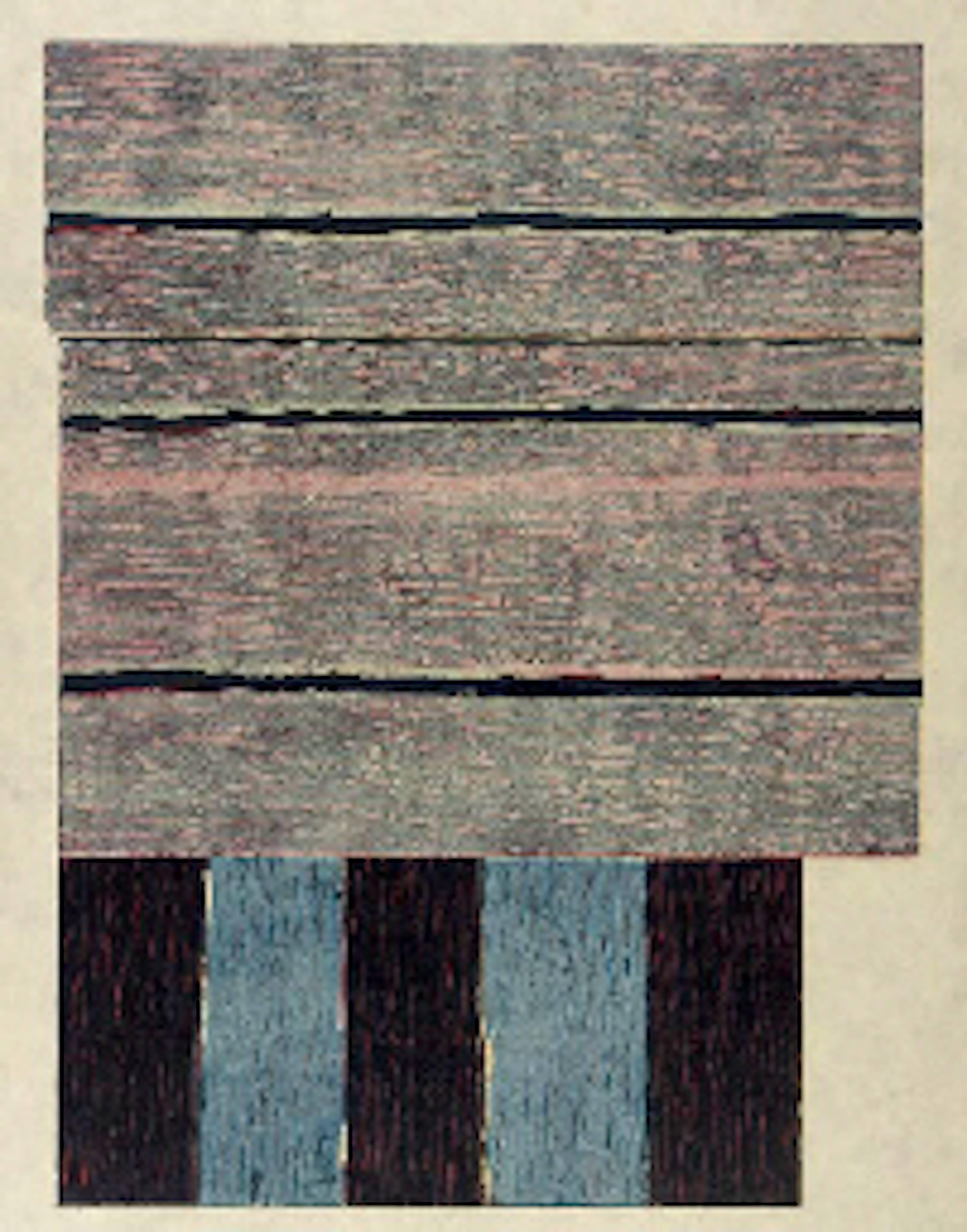 Sean Scully Abstract Print - Standing I