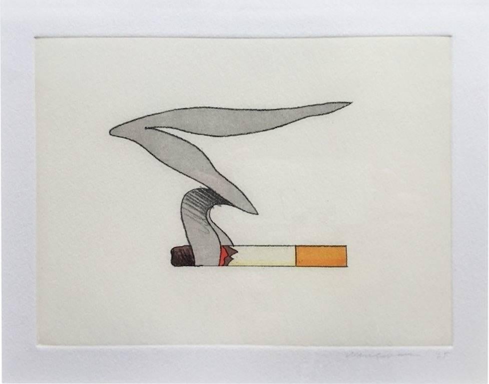 Tom Wesselmann Print - Smoking Cigarette #1