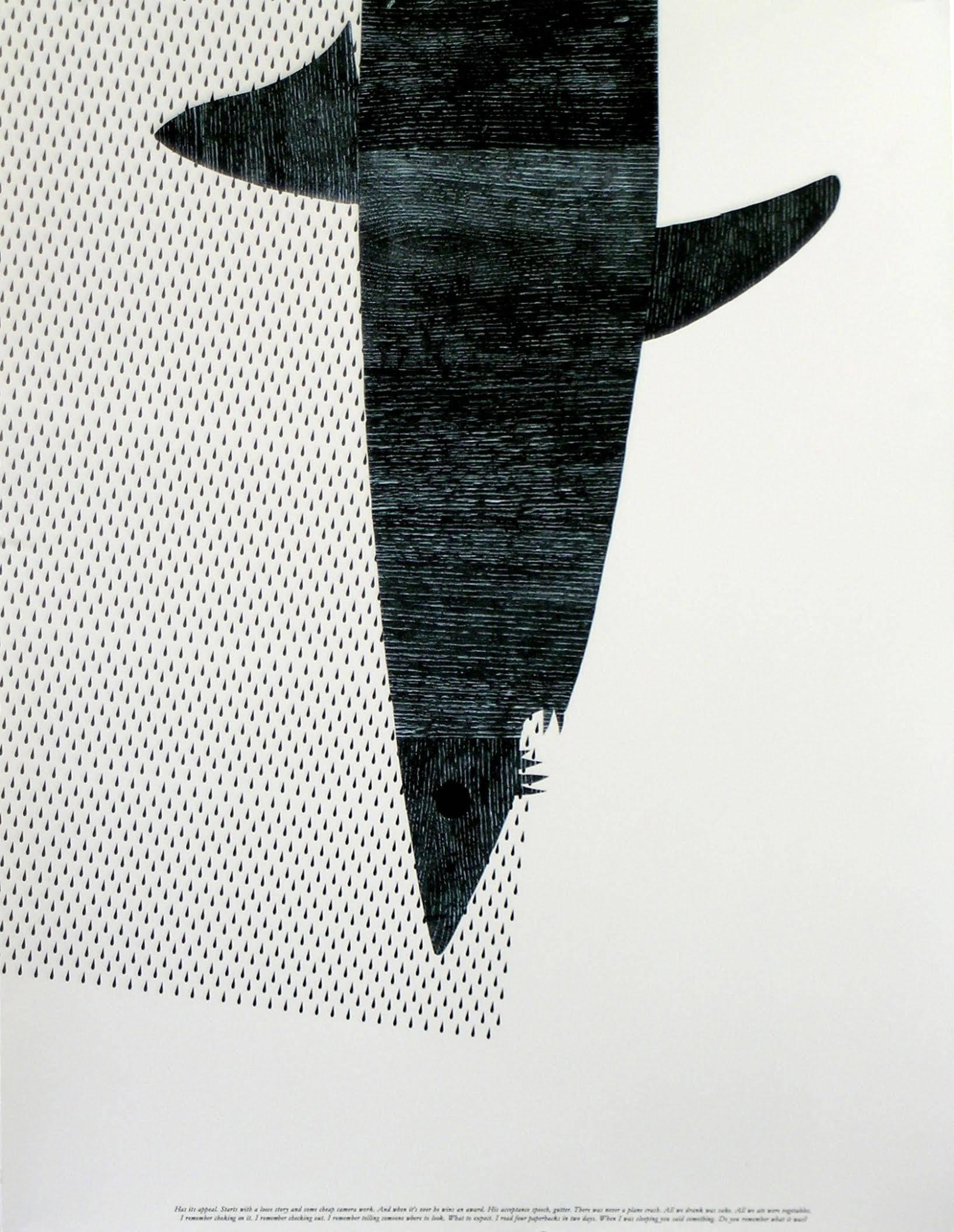 Animal Print di Matthew Brannon - Senza titolo (Blu)