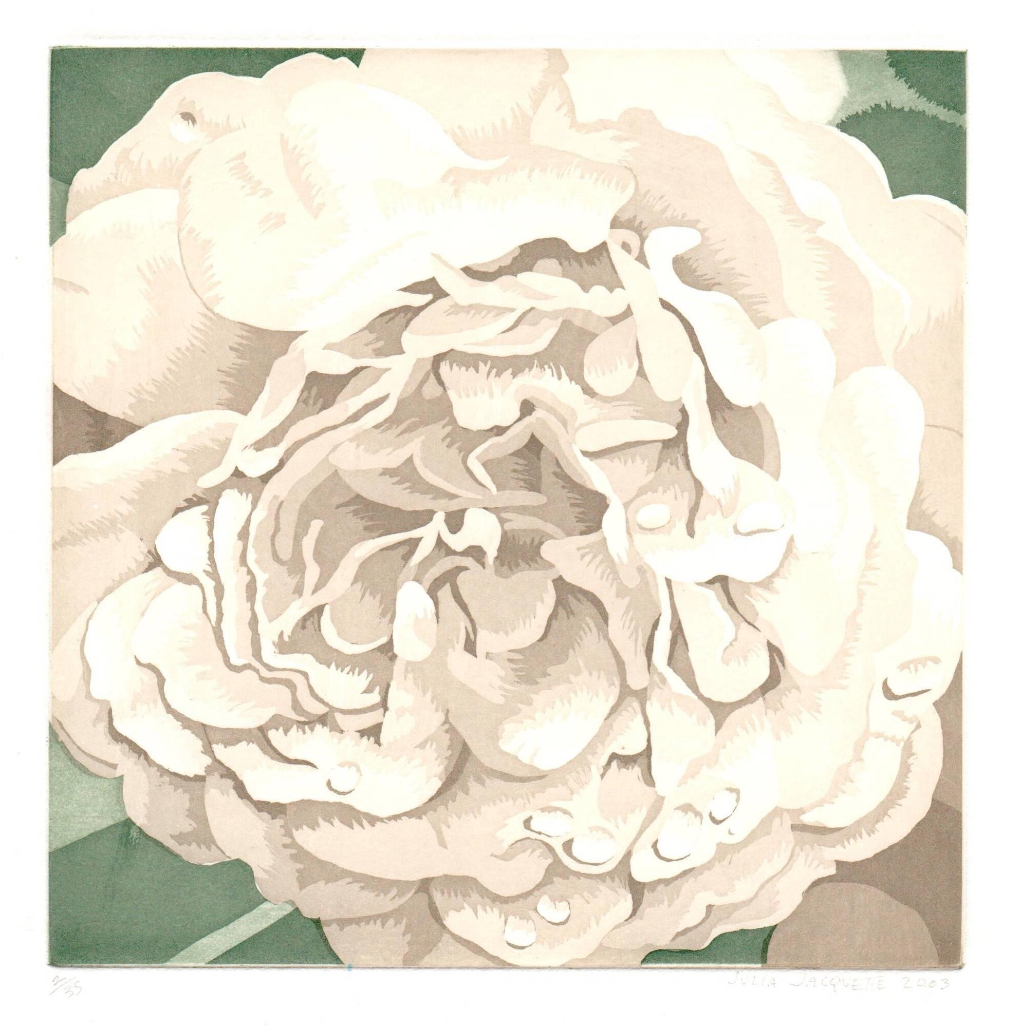 Cuatro piezas de blanco (Suite de cuatro) - Print moderno estadounidense de Julia Jacquette