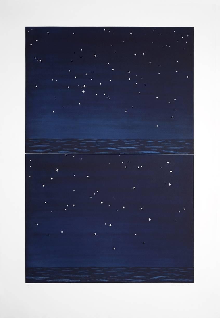 Richard Bosman Landscape Print - Night Sky