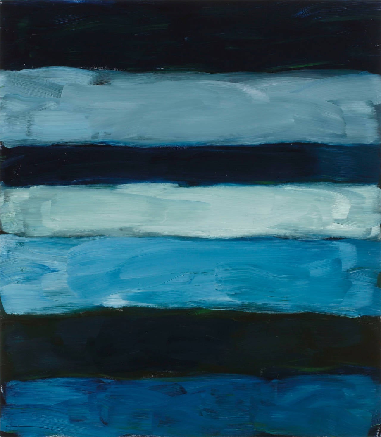 Landline Skyline - Painting by Sean Scully
