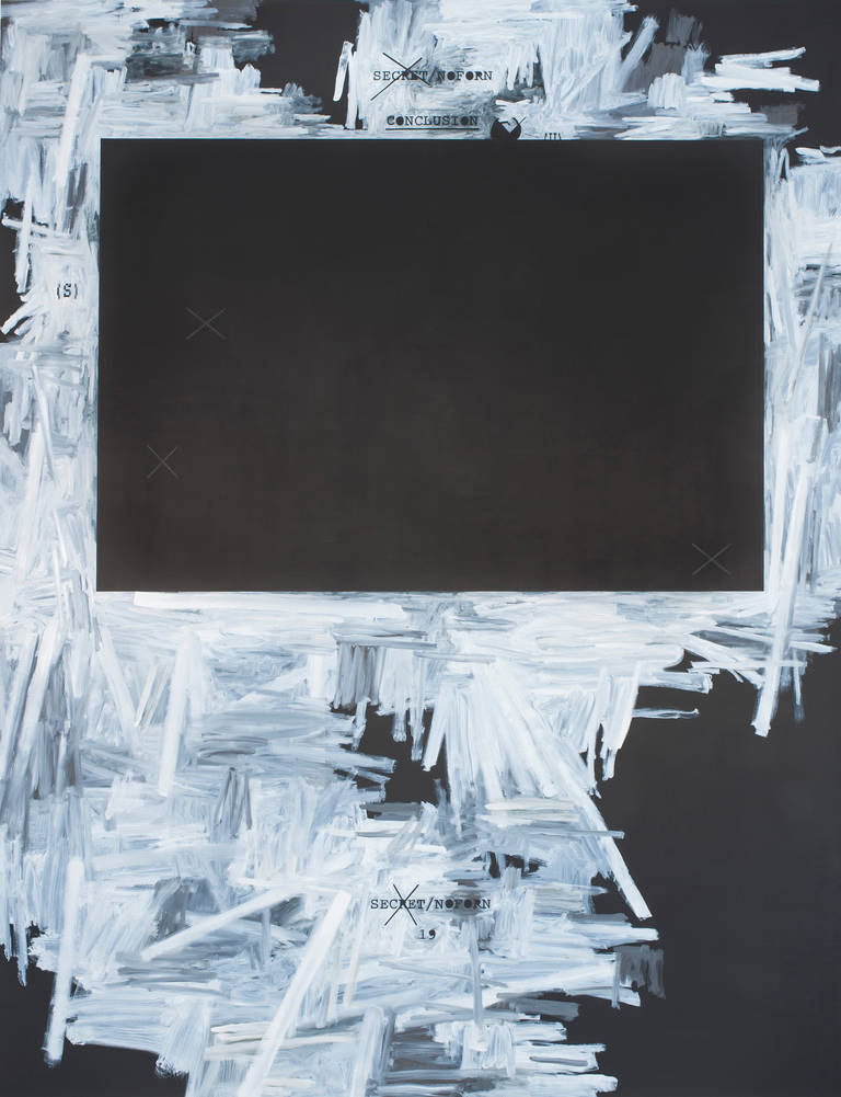 CONCLUSION - Painting by Jenny Holzer