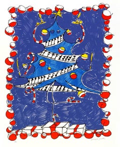 Vintage Untitled, Community Holiday Festival by Joseph Zucker (Christmas tree, musical)